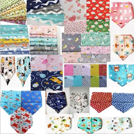 500pcs/lot Pet Dog Puppy cat cotton bandanas Collar scarf 42*28*28CM Y831