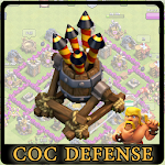 Cover Image of Download COC MAPS TOWN HALL DEFENSE 1.0.0 APK