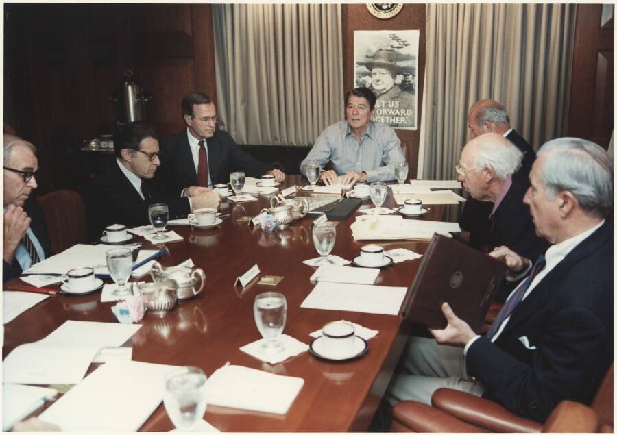 Ronald Reagan And Advisors