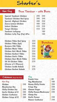 Chawla's 2 menu 2