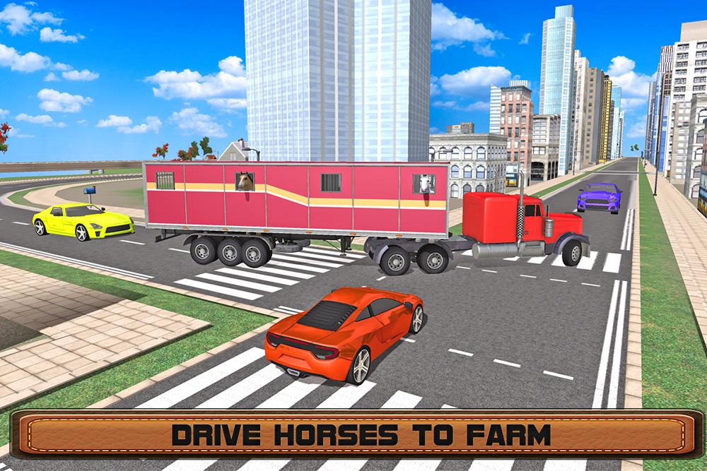    Horse Stunts Transporter Truck- screenshot  