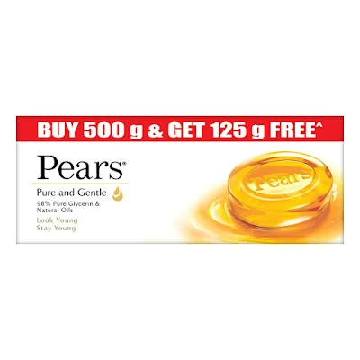 Pears Pure & Gentle Moisturising Bathing Bar Soap - 625 gm