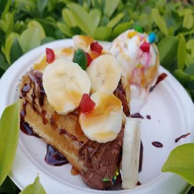 Banana & Nutella Waffle