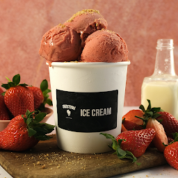 Strawberries and Cream Ice Cream - Pint 500ml