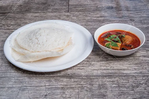 Appam (3 Pieces) + Fish Curry