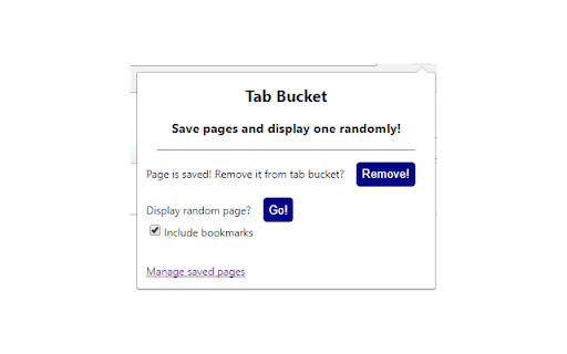 Tab Bucket