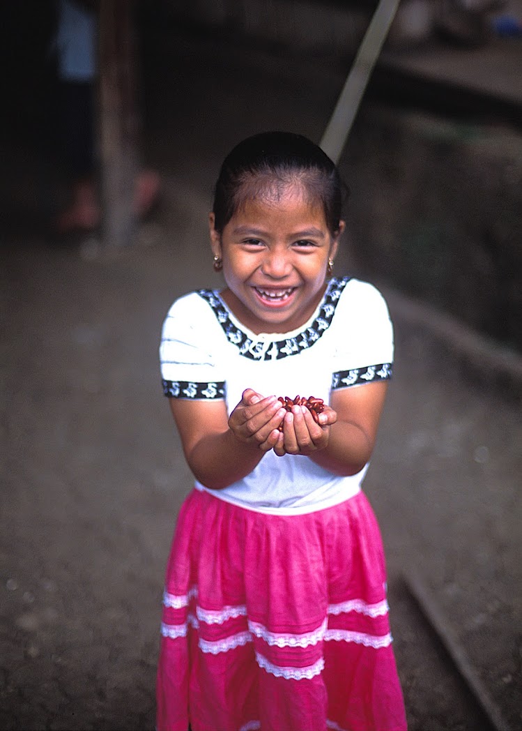 A young girl in Belize.