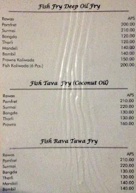 Supriya menu 1