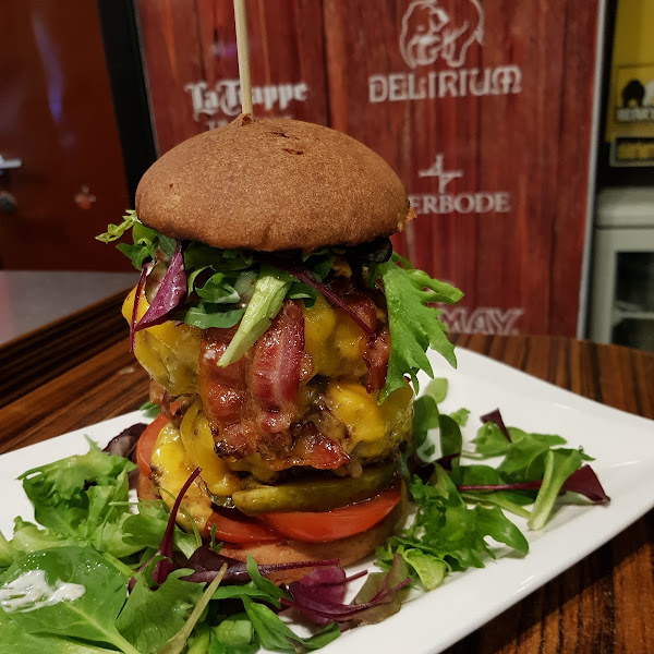 Gluten-Free Burgers at Monkey's Cafe & Bar