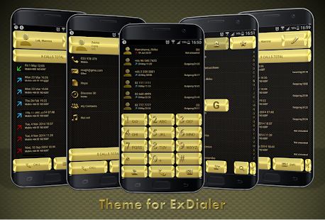 How to mod Theme for ExDialer Metal Gold patch 2.0 apk for bluestacks