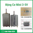 Động Cơ Mini 180/132 6Vdc 25000Rpm