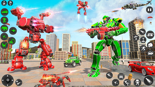 Screenshot Excavator Robot War - Car Game