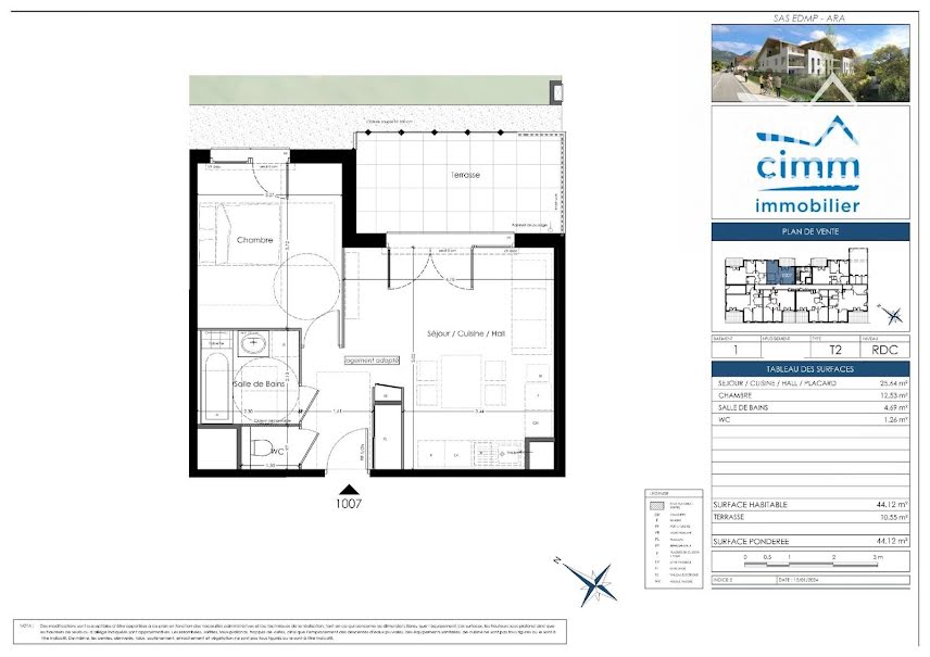 Vente appartement 2 pièces 44 m² à Marignier (74970), NaN €