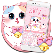 Pink Cute kitty 10001003 Icon