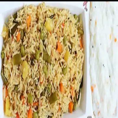 Chapati (2) + Veg Biryani + Curd Rice