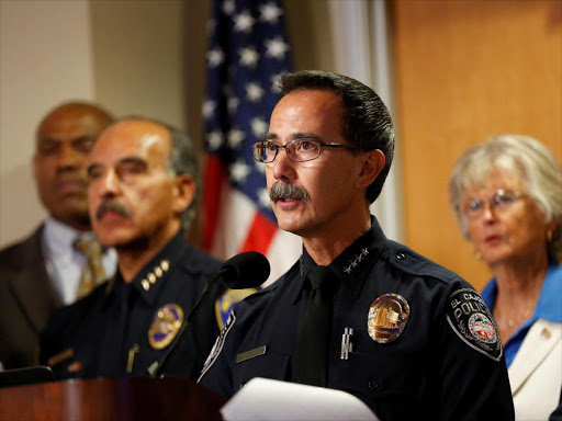 Police Chief Jeff Davis speaks before releasing video showing the the death of Alfred Olango, who was shot by El Cajon police Tuesday, at the El Cajon Police Department headquarters in El Cajon, California, US September 30, 2016. /REUTERS