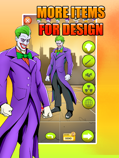 Screenshot Create your own Joker villains