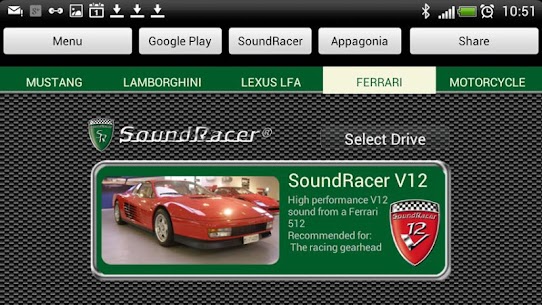 SoundRacer OBDII Engine Sounds vSRP-1.1.21 APK [Pinakabago] 1