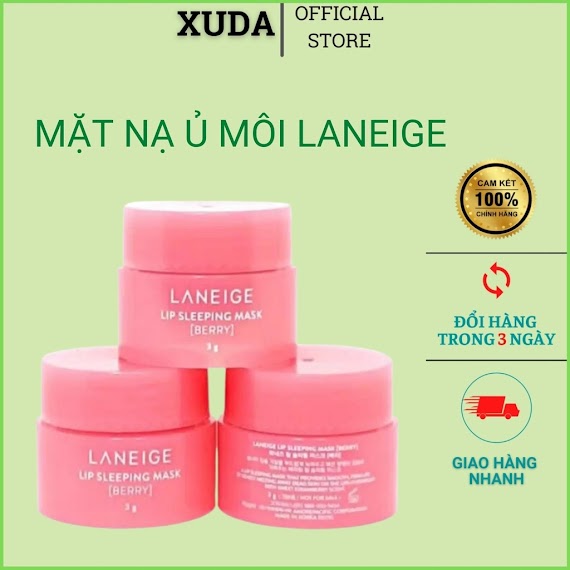 Mặt Nạ Ủ Môi Laneige Minisize (3G) Màu Hồng Chính Hãng