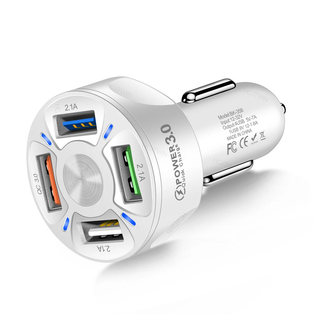Title 1, Fast Charge Car Charger One For Four Simultaneo...