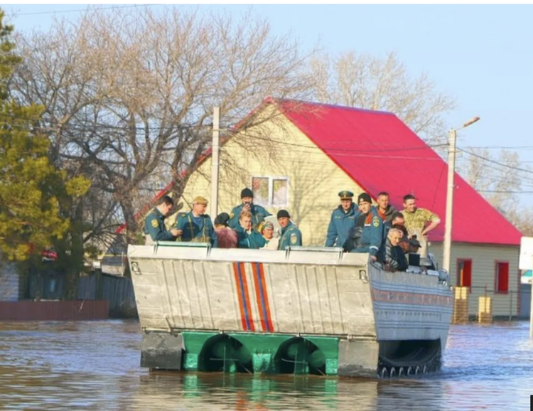 Authorities said 10,000 people were in the flood zone