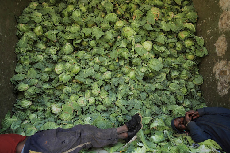 People have for years bought up dozens of large cabbages, which can be kept fresh for months and are widely used in local cuisine