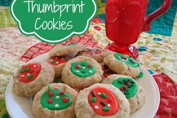 Pecan Thumbprint Cookies