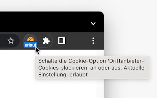 Drittanbieter-Cookies blockieren