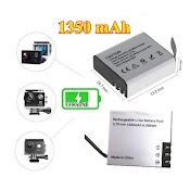 Pin 900Mah - 1050Mah - 1350Mah 3.7V Cho Camera Hành Trình Sjcam, Eken