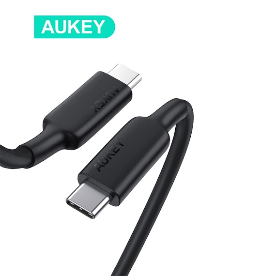 Cáp Sạc Nhanh Aukey Cb - Cd23 Usb 3.1 Type C To C 100W 10Gbps 4K @ 30Hz 1M Day Sac Cho Samsung Xiaomi Macbook Nintendo Switch