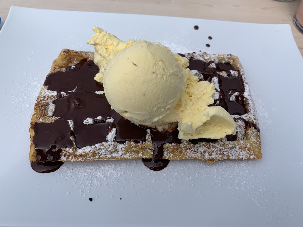 Delicious gluten-free waffle