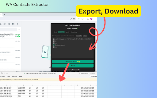 WA Contact Extractor