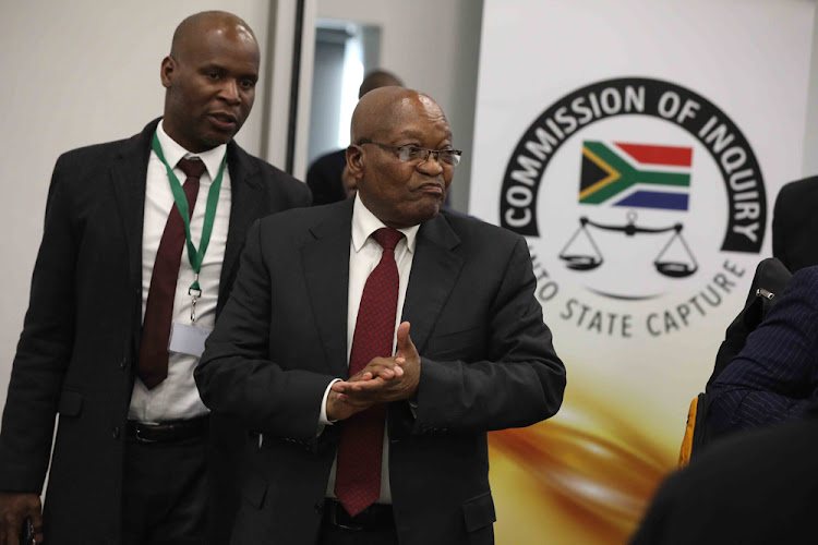 Former president Jacob Zuma's private made a meeting request with the late Collins Chabane, who was the minister in the presidency.