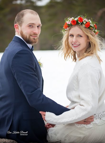 Wedding photographer Ann Kristin Brandt (fotografakbrandt). Photo of 10 May 2019