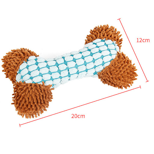 Title 1, Bite-resistant molar sound plush dog toy. Durab...