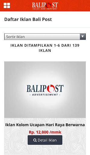 Iklan Bali Post