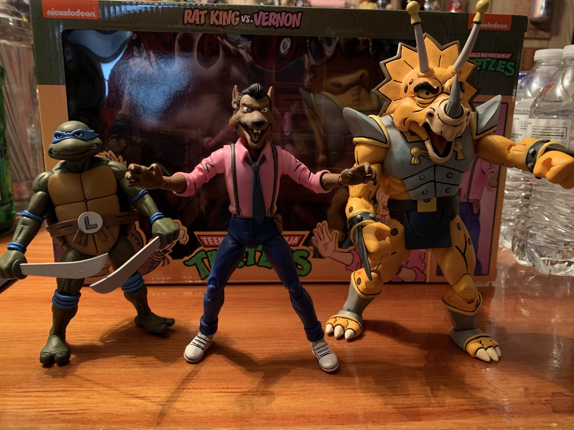 NECA: Teenage Mutant Ninja Turtles Rat King vs Vernon Two-Pack Review