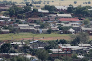 An aerial view of Majwemasweu, a township in Brandfort, Free State were struggle stalwart Winnie Mandela was banished to in 1977. The mountain overlooking the township was the same viewpoint the police surviellance had on the house of Winnie Mandela. 