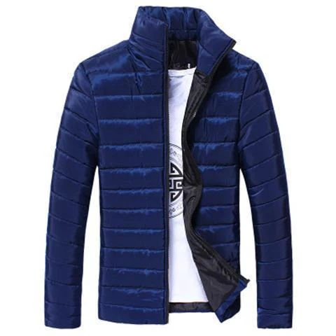 Piumino da uomo ispessito Giacca invernale calda e avvolgente per uomo. Offre maggiore volume e protezione dal freddo. Ideale per temperature rigide.