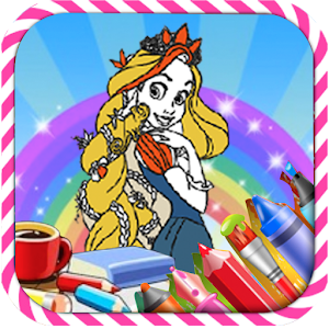 Download Painting Rapunzel; Coloring Book Game For PC Windows and Mac