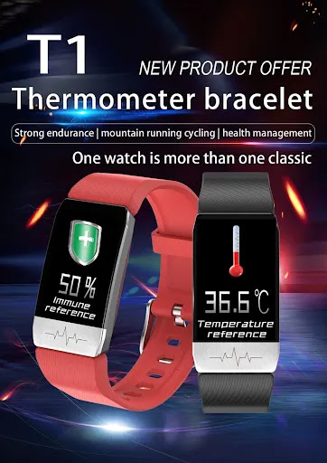 Title 1, Infrared Body Temperature Bracelet Health Watch...