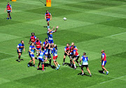 General view of players during the DHL Stormers training session and press conference at DHL Newlands Stadium on February 15, 2018 in Cape Town, South Africa.