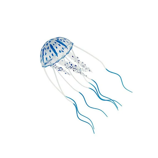 Fish Tank Fluorescent Glowing Beauty Artificial Fake Jellyfish Ornament Aquarium