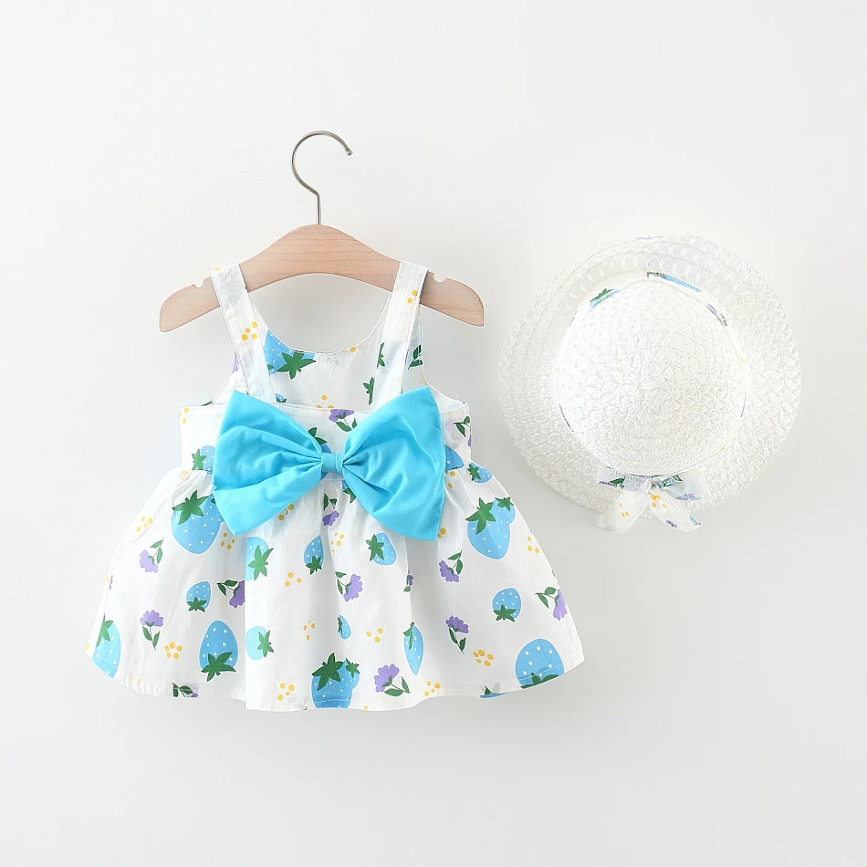 Vestido Princesa Bebê com Laço Estampado, perfeito para festas. Confortável, charmoso e com um laço adorável para sua pequena.