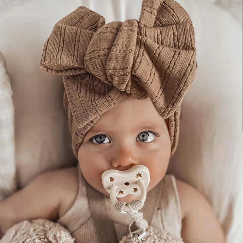Title 19, Bandeau pour bébé en coton élastique avec nœud ...