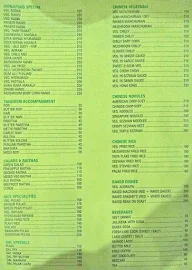 Mona Food menu 1