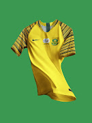 The new Bafana Bafana jersey that the national team will start wearing from September 2018. 