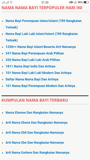 79 Nama Bayi Perempuan Islami Modern 2018 Beserta Artinya Nama