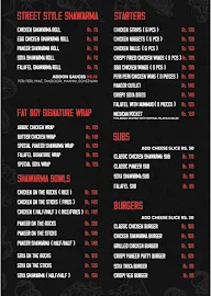 Fat Boy Shawarma menu 4