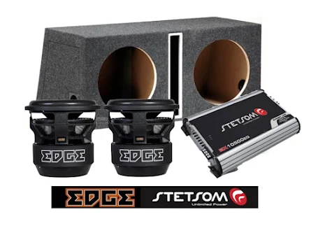 Edge EDX-SPL baspaket 2x12" och Stetsom EX10500EQ-1